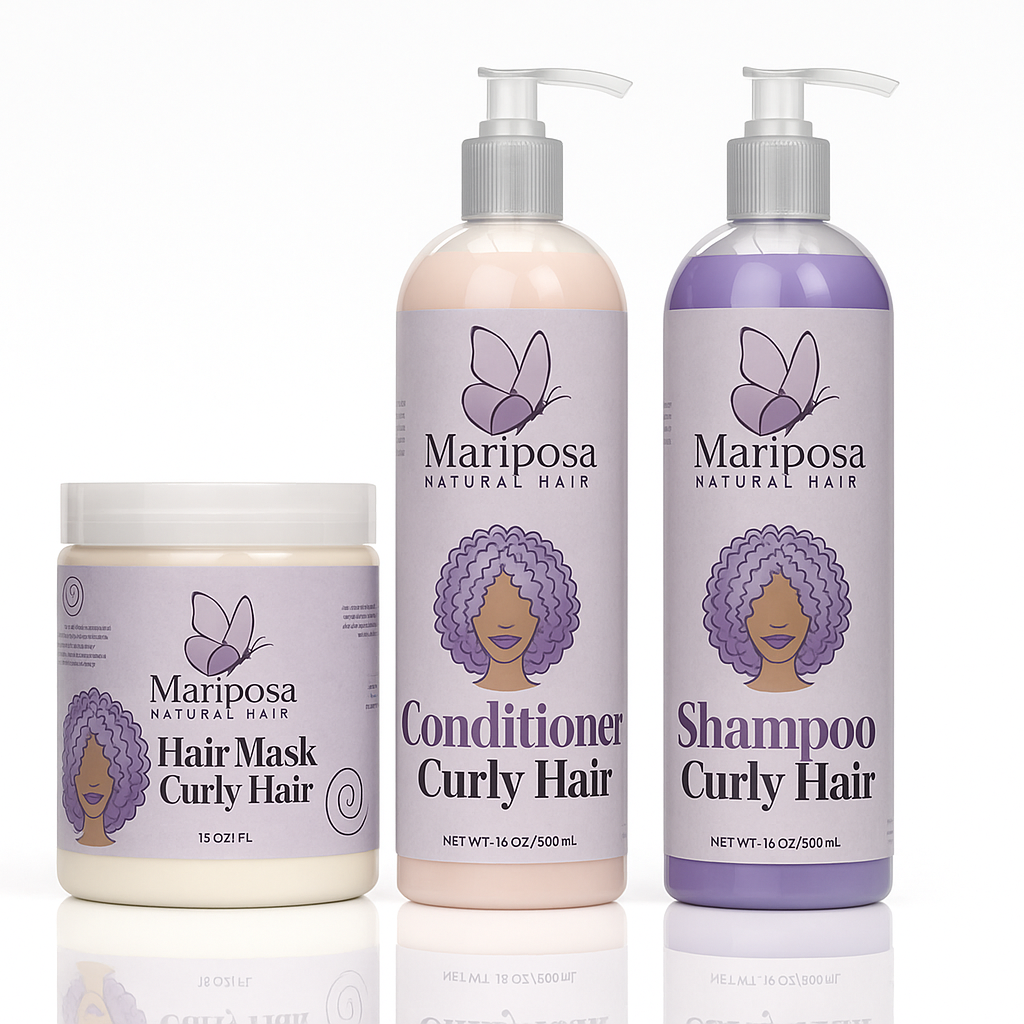 Kit curly 3 steps